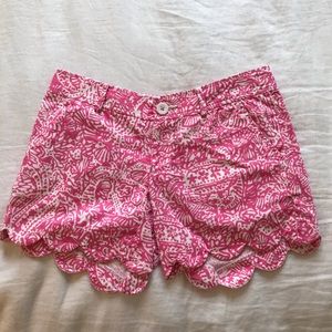 Lilly Pulitzer Scalloped Shorts
